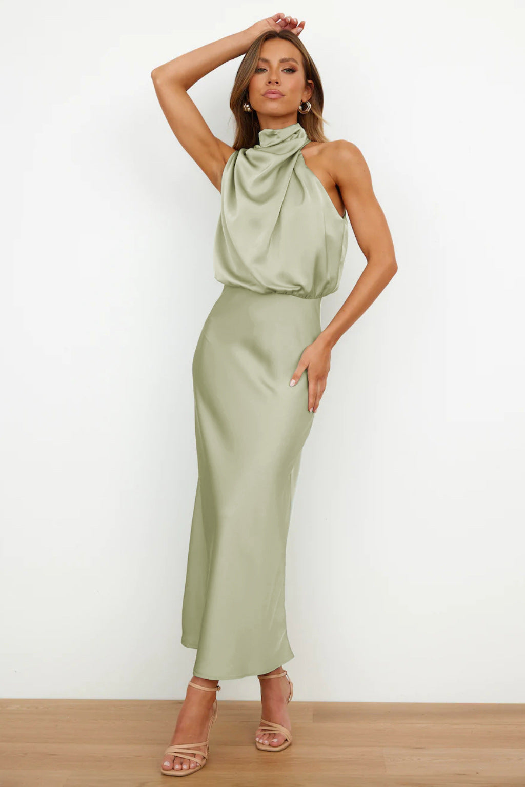 Zelorava™ - Pracilla Long Satin Dress