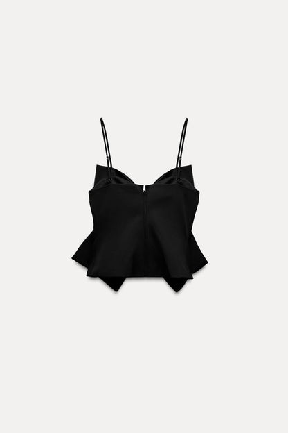 Zelorava™ - Sparkled Bow Crop Top