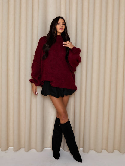 Zelorava™ - Annabel Oversized Knitted Jumper