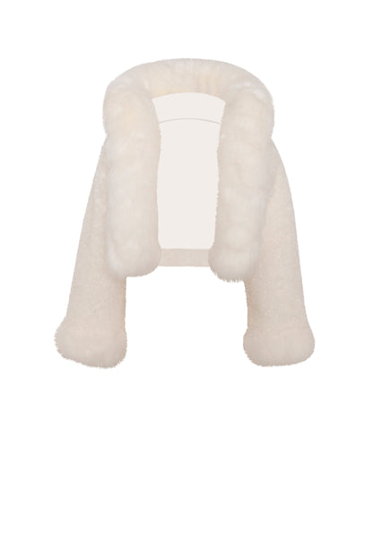 Zelorava™ - Faux Fur Jacket With Hood