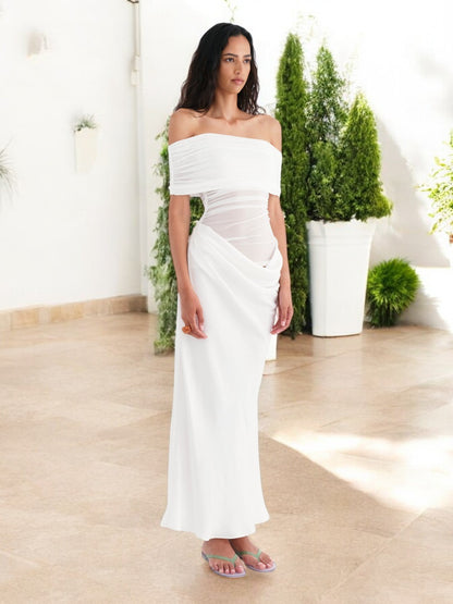 Zelorava™ - Off Shoulder Maxi Dress