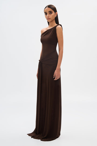 Zelorava™ - Twisted Off Shoulder Maxi Dress