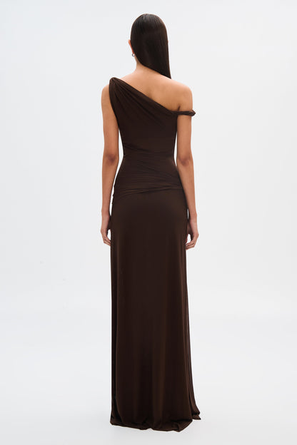 Zelorava™ - Twisted Off Shoulder Maxi Dress