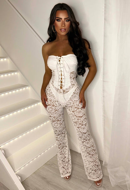 Zelorava™ - Tara Lace Jumpsuit