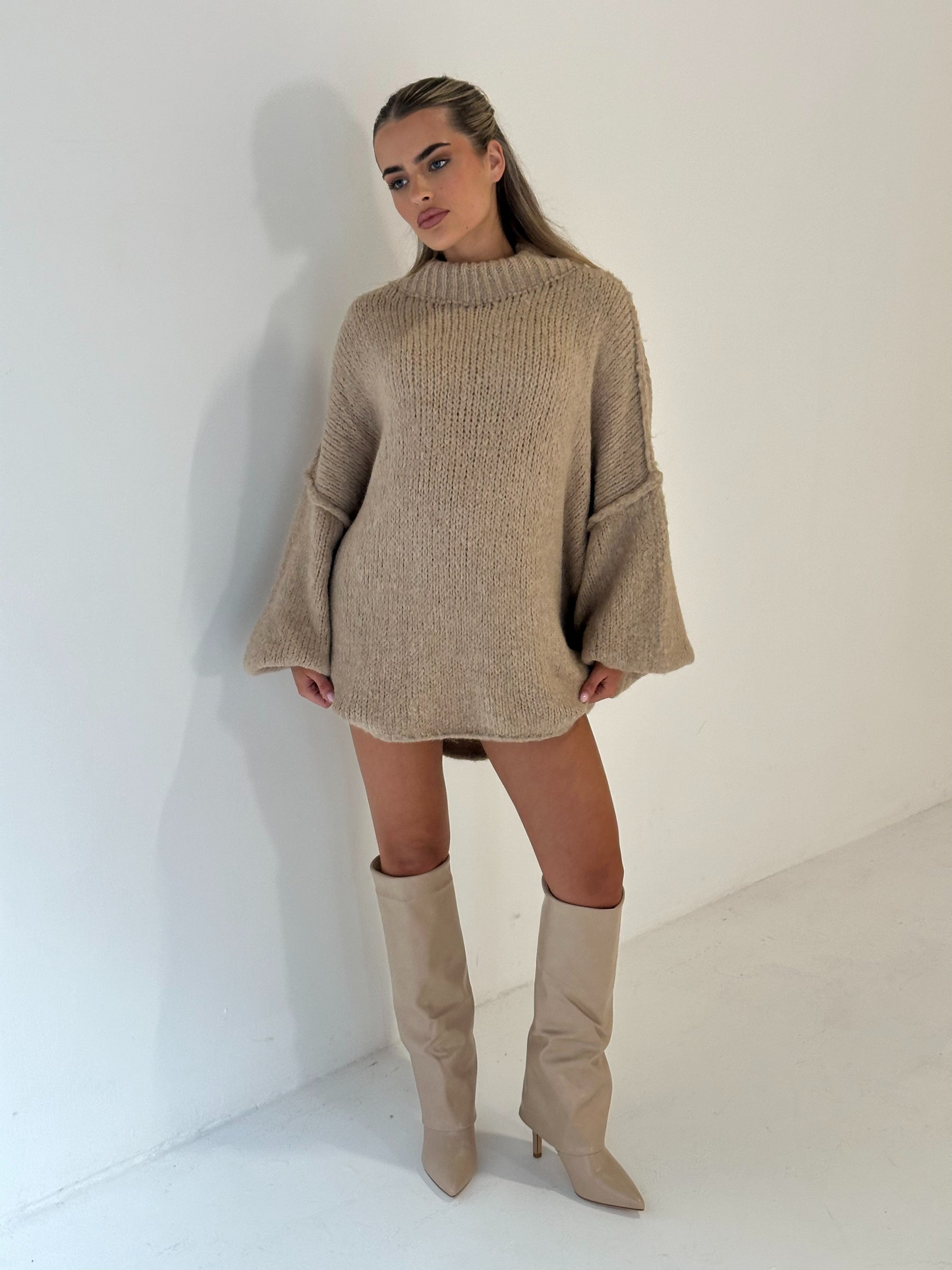 Zelorava™ - Annabel Oversized Knitted Jumper