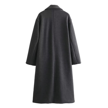 Zelorava™ - Lapel Long Coat