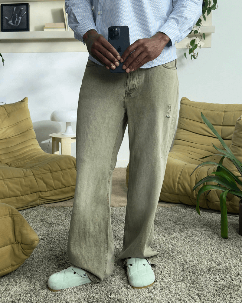 Zelorava™ - Jolyn Red Bootcut Trousers