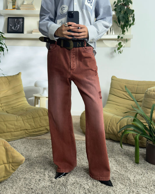 Zelorava™ - Jolyn Red Bootcut Trousers