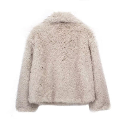 Zelorava™ - Elegant Fur Jacket