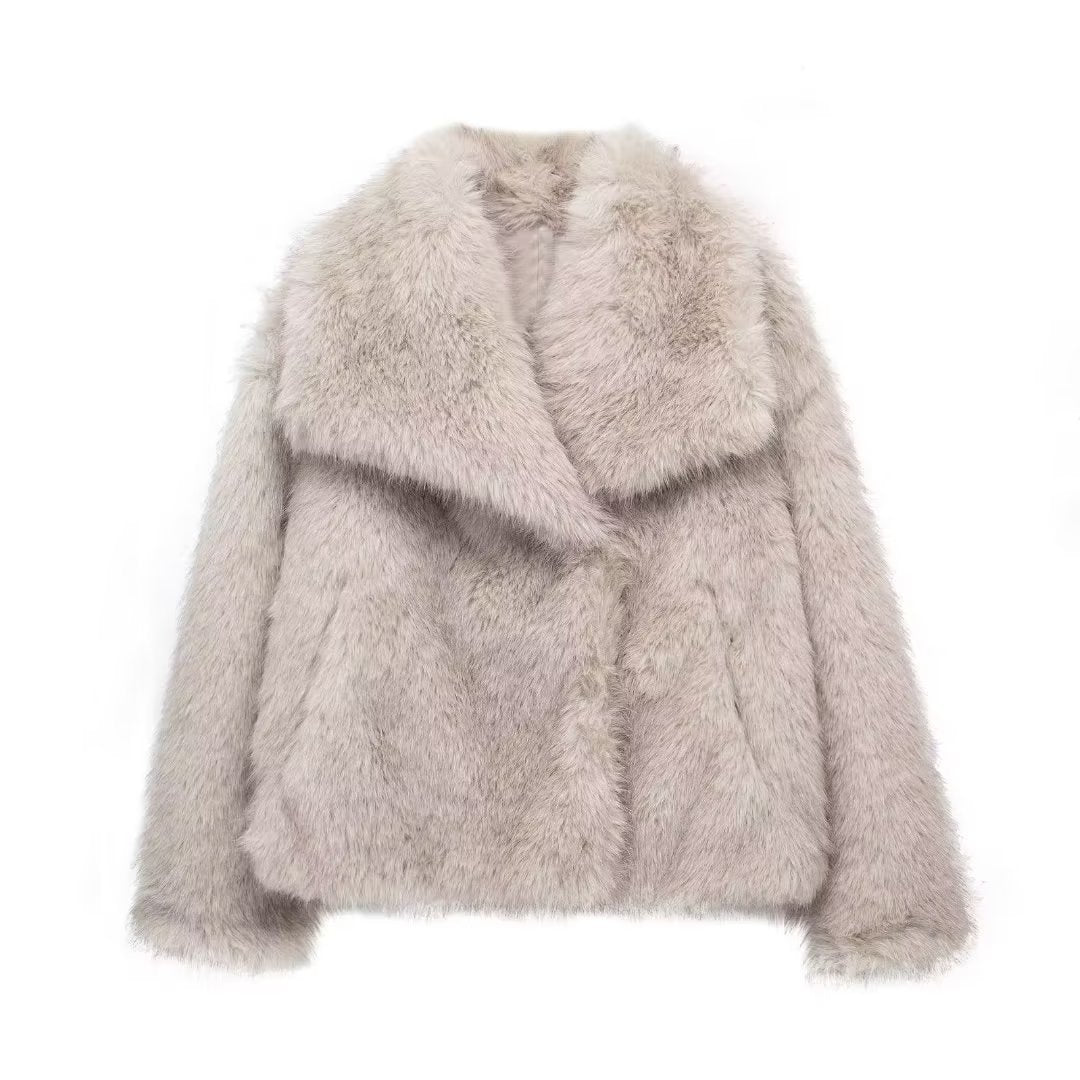 Zelorava™ - Elegant Fur Jacket