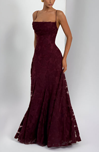 Francisa™ | Lace Corset Maxi Dress