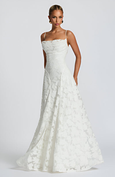 Francisa™ | Lace Corset Maxi Dress