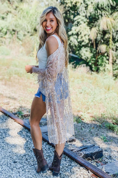 Zelorava™ - Party Sequin Kimono