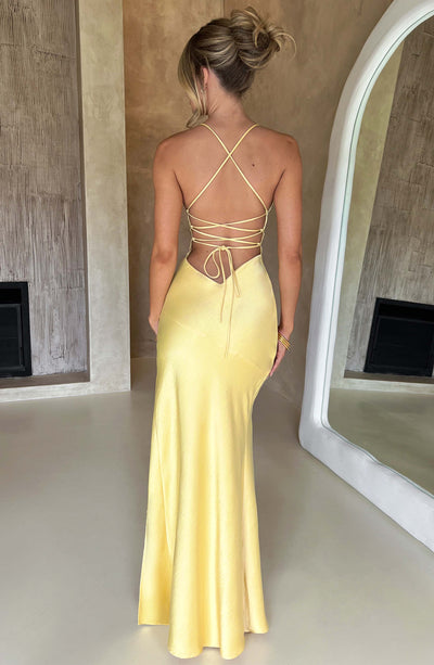 Meliva™ | High Split Maxi Dress