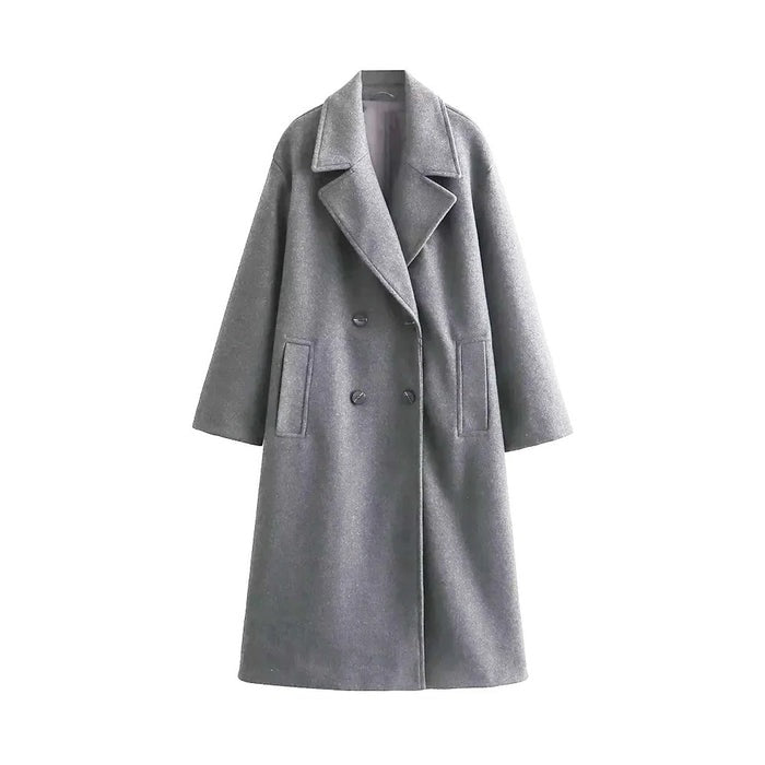 Zelorava™ - Lapel Long Coat